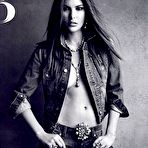 Pic of Catherine McNeil sexy posing black-&-white scans