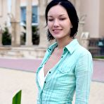 Pic of Blue eyed babe Loreen A loves to tease with her petite body and flash her wet vagina.