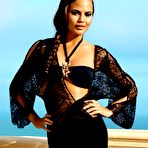 Pic of Christine Teigen sexy and bikini cleavage