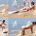 Pic of Claudia Gerini see through, topless and nude ass