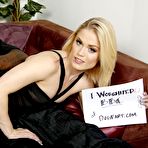 Pic of Ash Hollywood is a sexy blonde that loves to get fucked by huge black dick in black stockings and rather poses