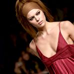 Pic of Elise Crombez sexy and see through runway shots