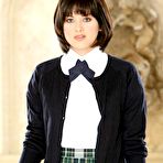 Pic of Innocent looking college girl Ellie Idol gets her pink little pussy drilled