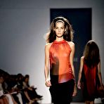 Pic of Emina Cunmulaj see through runway shots