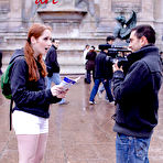 Pic of Hot photos of EXPLICITE ART: Funny redhead passenger girl buried in Paris warm..