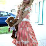 Pic of Sweet teen beauty Carmen Callaway is passionately swallowing cock with pussy and mouth