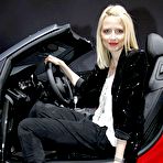 Pic of Eva Padberg flashes her nude tits on the podium