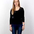 Pic of Busty Czech blonde Katerina strips at her casting