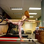 Pic of Busty redhead Wendy Patton works out and strips | Your Dirty Mind