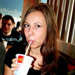 Pic of Cute amateur honey posing with her boyfriend on some square - PrivateSexTapes.com