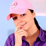 Pic of Busty Cutie Plays With A Dildo
