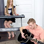 Pic of Lustful couple of musicians get horny after jamming together.