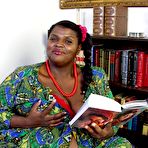 Pic of Tolna is a black BBW with a super large ass and saggy big black boobs. When she bends over her huge saggy tits hang free