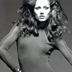 Pic of Karmen Pedaru posing for magazines pics including topless