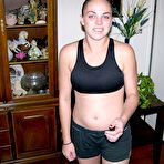 Pic of Carmens Sweaty Nude Gym Workout