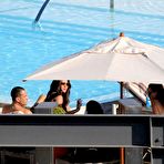 Pic of Lucy Hale in black bikini poolside paparazzi shots