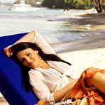 Pic of Martine McCutcheon sexy posing in nature photoshoot