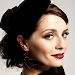 Pic of Mischa Barton posing in retro style photoshoots