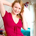 Pic of Noa from abbywinters.com - Natural blonde teen rubs her hairy pussy with oil at Brdteengal