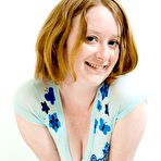 Pic of Helen from abbywinters.com - Freckled redhead with a thick hairy bush bathing at Brdteengal