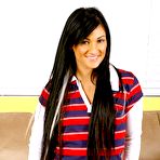 Pic of With her legs spread wide, this teen, Persia Nubiles doesn't leave anything to the imagination