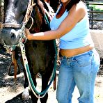 Pic of Picture 1587 &laquo; Kristina Milan with a horse | True Teen Pussy
