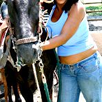 Pic of Picture 1588 &laquo; Kristina Milan with a horse | True Teen Pussy