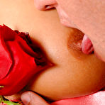 Pic of Alexa chokes on his chicken! free photos and videos on OnlyBlowJob.com