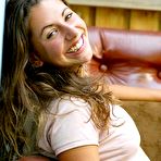 Pic of Abby Winters presents: Samantha, cute brunette amateur in blue shorts...
