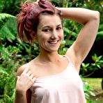 Pic of Ella from abbywinters.com - Busty red-haired amateur in wet panties at Brdteengal