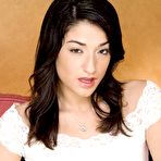 Pic of Brunette babe Elena Rivera sticks the dildo into the stretched pussy hole