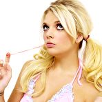 Pic of Ravishing teen blondie Jana Jordan gets all naked for us and plays with her lollipop 