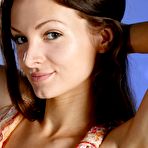 Pic of The vicious babe on the swing Zhanet A is exposing her beautiful shaved cunt