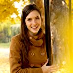 Pic of Adorable busty brunette Semmi A strips and shows off her incredible body