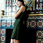 Pic of Nasty brunette girl Loreen A is smiling to the camera providing us with erotic nude posing