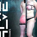 Pic of SexPreviews - Iona Grace busty brunette bound to pole and ass spanked in dungeon