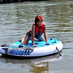 Pic of Redhead doll Patricia Gold is in the boat enjoying fierce anal and oral fuck