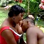 Pic of Shes Huge! Black fatty spoils chocolate friend in nature