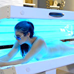 Pic of 
					Tanning bed antics with horny 19 year old amateur Violet Starr - Pornstar Movies
			