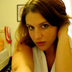 Pic of The busty gf squeezes her big natural breasts