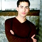 Pic of Italian gay hairy macho xxx solo: amateur young gay twink man from escort service posing nude and playing with 10 inch cock penis or 19YearOld european stud jerking his long male dick