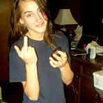 Pic of Young coed bent over and receive fat dick in her sloppy..