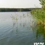 Pic of 
					Young couple of nudists in the water / Nudistube.com - Free HD Nudism Tube, Best Beach Sex Videos, Outdoor Voyeur Adult Movies
			