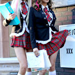 Pic of Capri Anderson and Heather Vahn get naughty with Rikki Six
