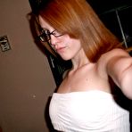 Pic of Slim redhead gf with shaved pussy selftaken pics