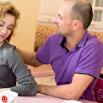 Pic of Guy decides that eating pussy is way better than drinking tea