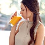 Pic of Gloria Sol Teasing in the Kitchen