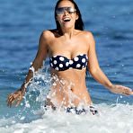 Pic of Myleene Klass sexy in bikini on the beach in Barbados