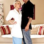 Pic of The sassy blonde Ash Hollywood goes out of control when getting pussy on guy&acirc;&euro;&trade;s cock and tongue