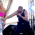 Pic of Nicole Austin deep cleavage at Motors and Music Experience